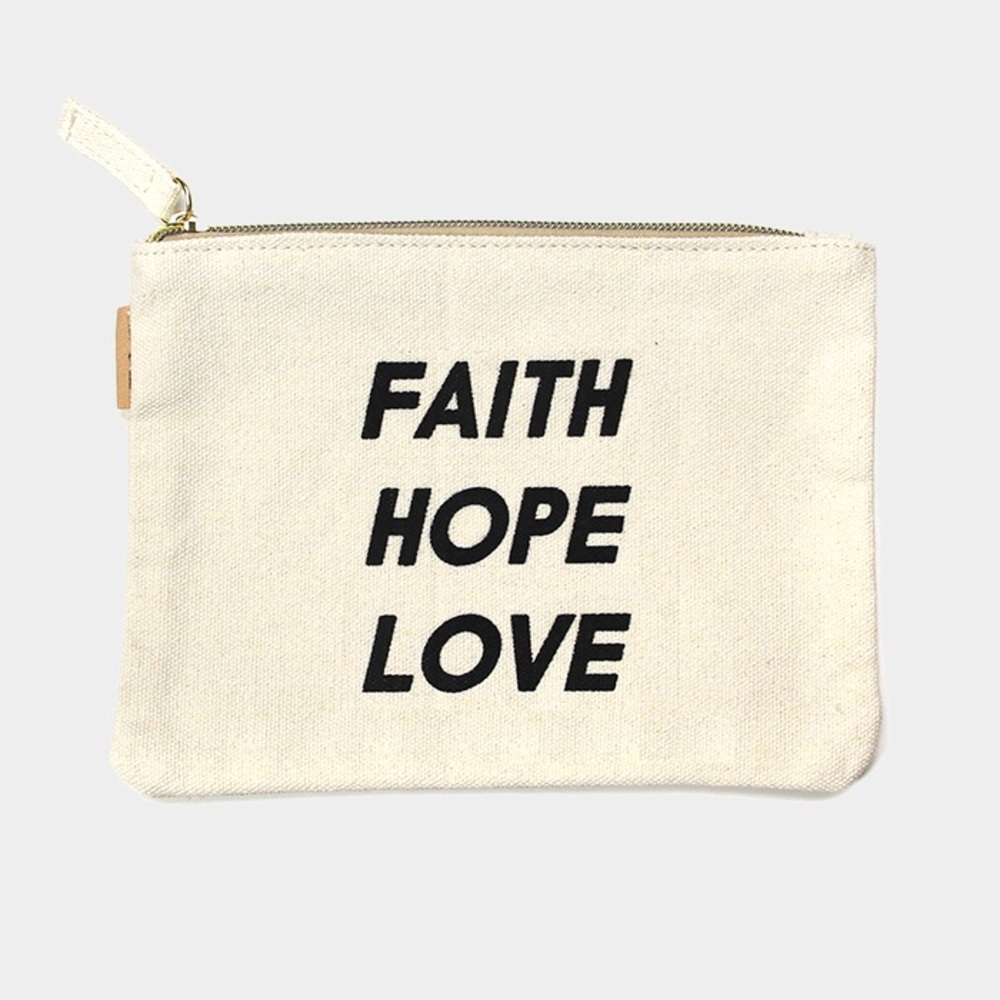 Canvas Cosmetic Pouch